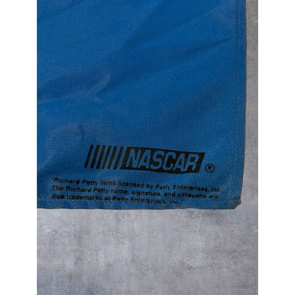 HTF Vintage 90's NASCAR Richard Petty Flag Blue STP #43 Racing 40x28 Banner